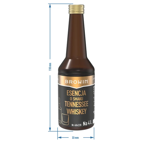 Tennessee viskio skonio esencija, skirta 4 l - 40 ml - 8