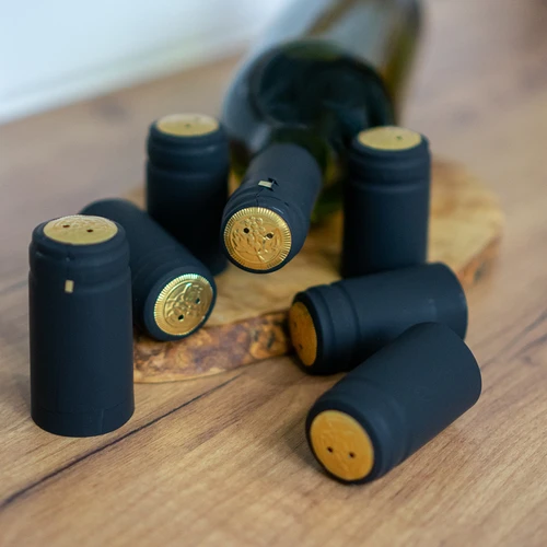 Termokapsulės su perforacija, juodos, Ø31 mm, 100 vnt. - 2