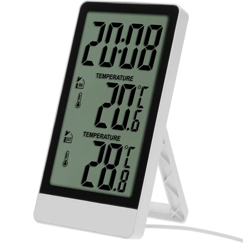 Termometr elektroniczny marki Soens – z sondą, biały - 3