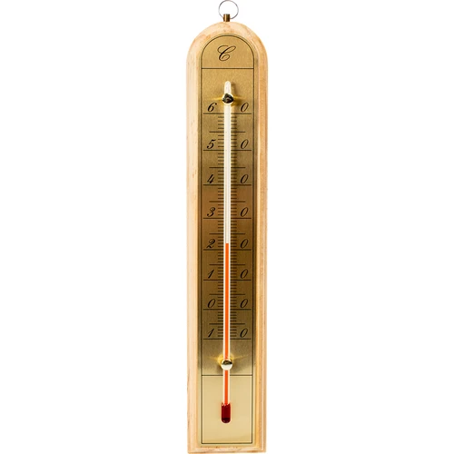 Termometr pokojowy ze złotą skalą (-10°C do +60°C) 28cm mix  - 1 
