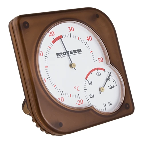 Termometr wewnętrzny bimetaliczny z higrometrem (-20 do +50°C) mix - 3