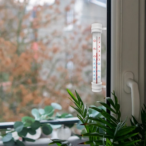 Termometr zewnętrzny  (-50°C do +50°C) 23cm mix, polska produkcja - 6
