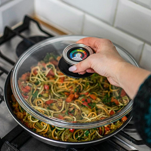 Termometras–rankena dangčiui (nuo 0 °C iki +120 °C) Ø8,5 cm - 4