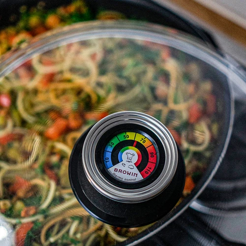 Termometras–rankena dangčiui (nuo 0 °C iki +120 °C) Ø8,5 cm - 5