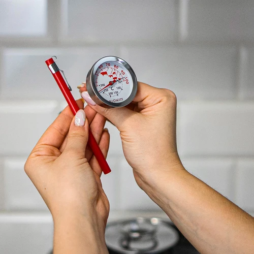 Termometras su dviguba skale (30°C iki 100°C) / (50°C iki 300°C) 13,0cm - 5