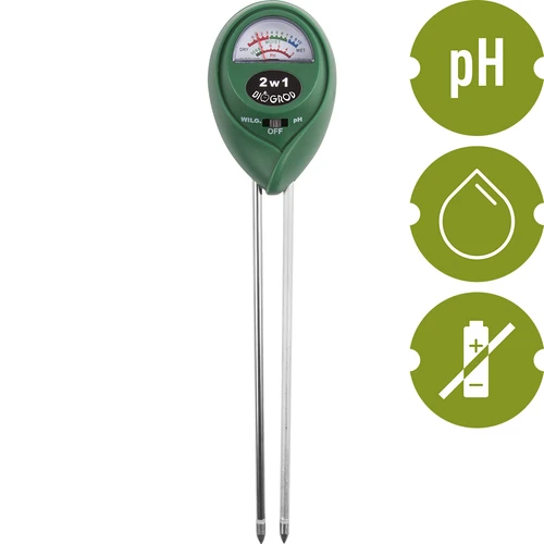 Tester podłoża 2w1 - pH, wilgotność - 2