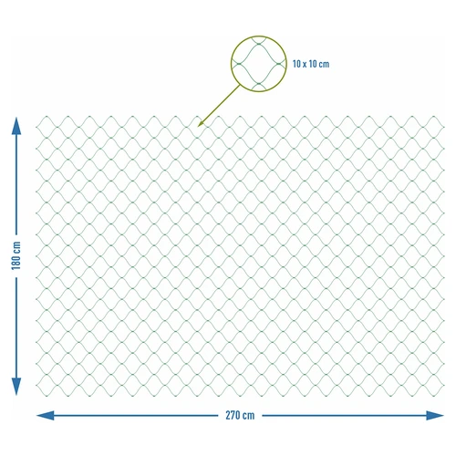 Tinklas vijokliams, 1,8 x 2,7m - 4
