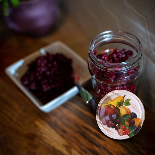 TO stiklainis Ćwiartka 250 ml su dangteliu fi 66 - 6 vnt. - 12