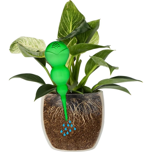 Trigubas (trijų kamerų) laistymo kamuolys, skaidrus žalias, 600 ml - 3