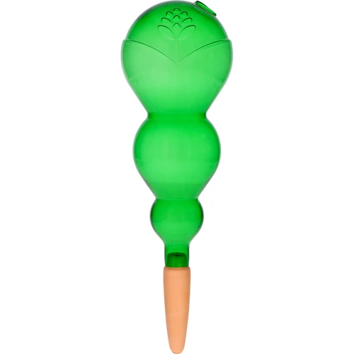 Trigubas (trijų kamerų) laistymo rutulys, skaidriai žalias, su keraminiu smaigu, 600 ml