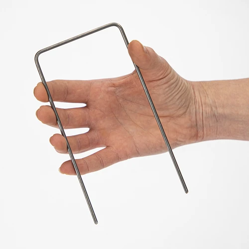 U formos nerūdijančios kabės agroplėvelei - 100 vnt. - 6