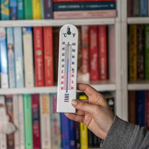 Universalus baltas termometras (nuo -30°C iki +50°C) 20 cm - 3