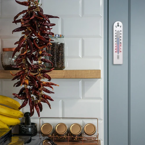 Universalus baltas termometras (nuo -30°C iki +50°C) 20 cm - 4