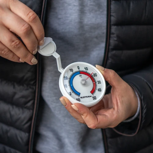 Universalus lipnus termometras (nuo -50 °C iki +50 °C) Ø 7,2cm - 4