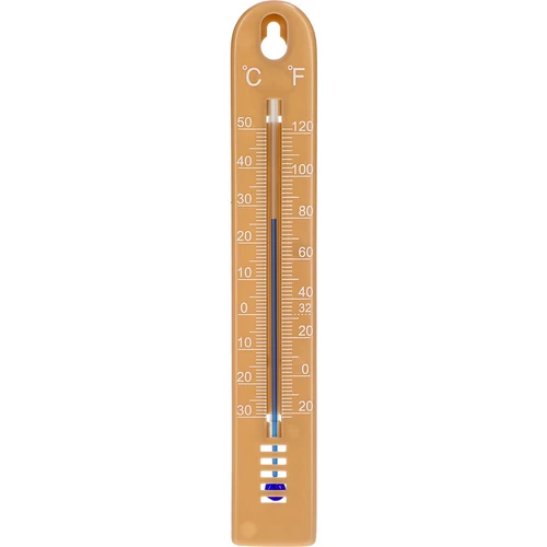 Universalus termometras (-30 iki +50°C), 17 cm, šviesiai rudas
