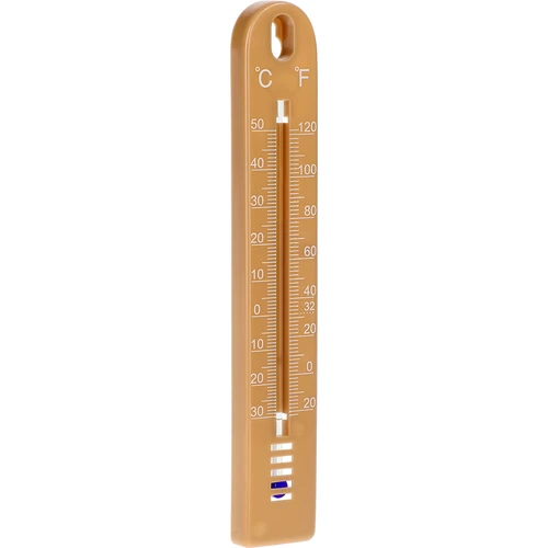 Universalus termometras (-30 iki +50°C), 17 cm, šviesiai rudas - 2