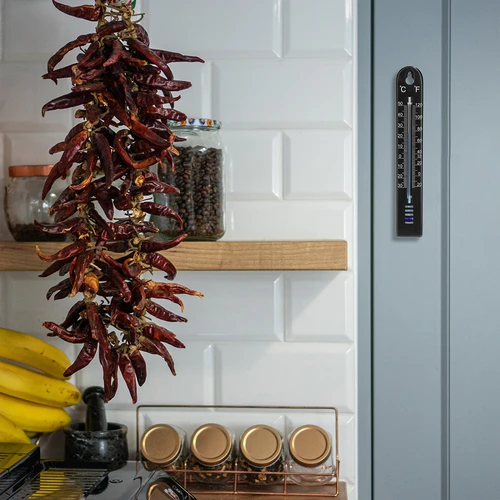 Universalus termometras (nuo -30 iki +50 °C), 17 cm, juodas - 6