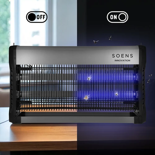 UVA vabzdžių naikinimo lempa, 40 W, sidabrinė - 8