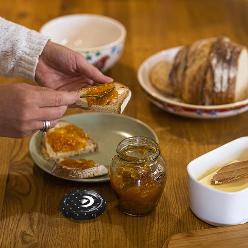 Užsukamas dangtelis fi 53 taškeliai mix - 10 vnt. - 11