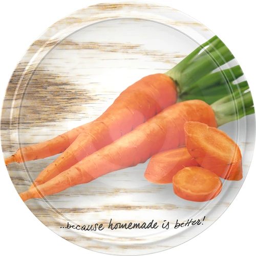 Užsukamas dangtelis fi 66/4 – daržovių nuotraukos – 10 vnt. - 6