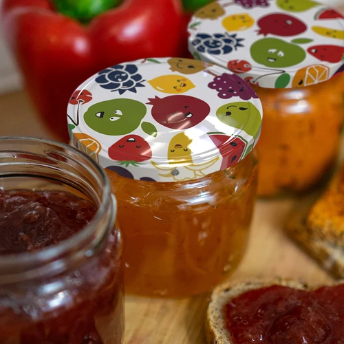 Užsukamas dangtelis fi 66/4 vaisiai - 10 vnt. - 5