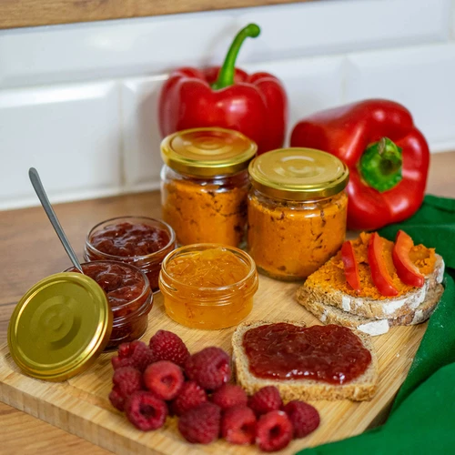 Užsukamas dangtelis fi 66, auksinis - 10 vnt. - 6