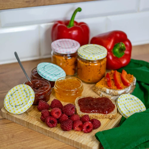 Užsukamas dangtelis fi 66 languotas - 10 vnt. - 12