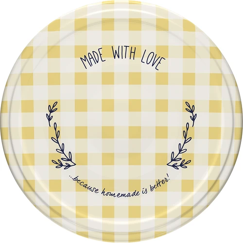 Užsukamas dangtelis fi 66 languotas - 10 vnt. - 6