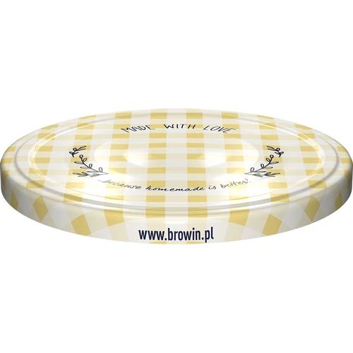 Užsukamas dangtelis fi 66 languotas - 10 vnt. - 7