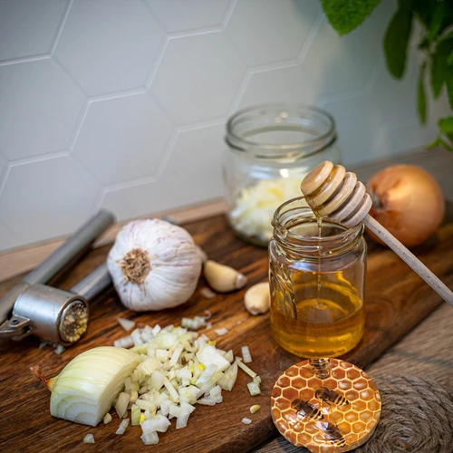 Užsukamas dangtelis fi 66, medaus korio raštas - 10 vnt. - 4