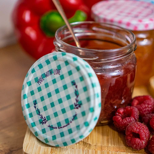 Užsukamas dangtelis fi 82/6, languotas - 10 vnt. - 13