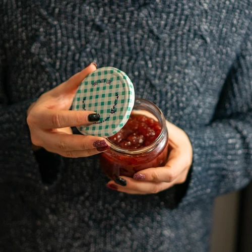 Užsukamas dangtelis fi 82/6, languotas - 10 vnt. - 14