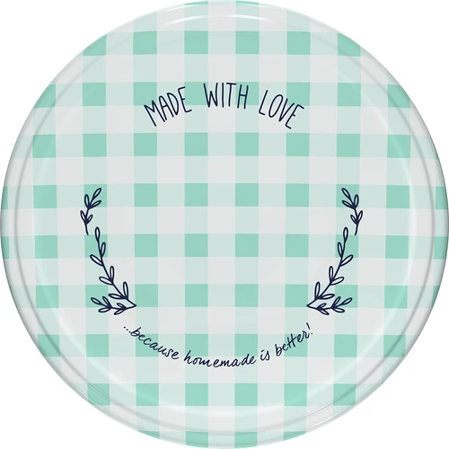 Užsukamas dangtelis fi 82/6, languotas - 10 vnt. - 2