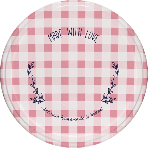 Užsukamas dangtelis fi 82/6, languotas - 10 vnt. - 4