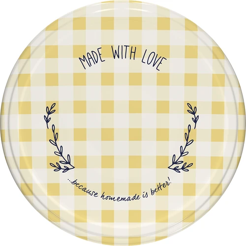 Užsukamas dangtelis fi 82/6, languotas - 10 vnt. - 6