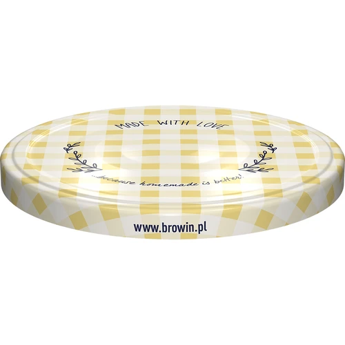 Užsukamas dangtelis fi 82/6, languotas - 10 vnt. - 7