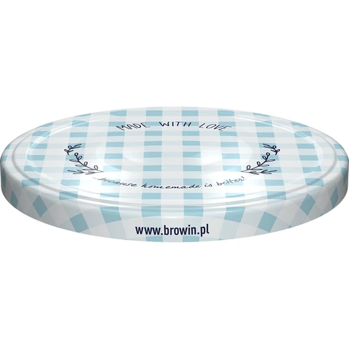 Užsukamas dangtelis fi 82/6, languotas - 10 vnt. - 9