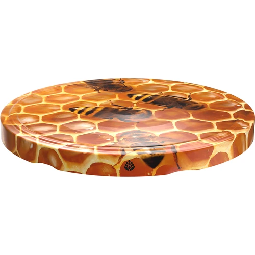 Užsukamas dangtelis fi 82/6 medus - 10 vnt. - 2