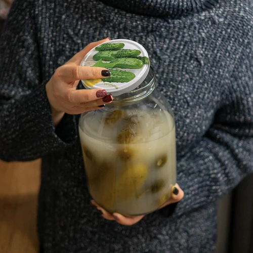 Užsukamas dangtelis fi100 agurkai, mišinys - 10 vnt. - 9