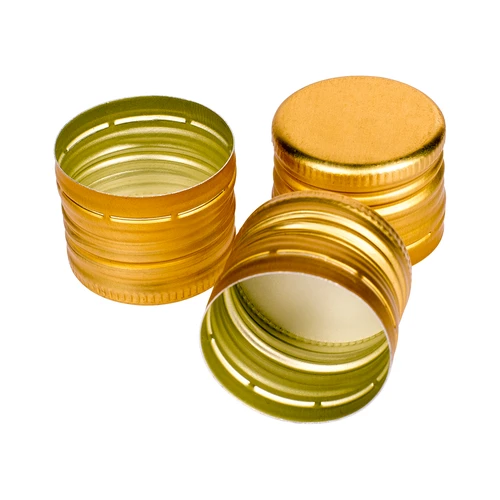 Užsukamas kamštelis buteliams fi31,5/24 - auksinis - 6 vnt.