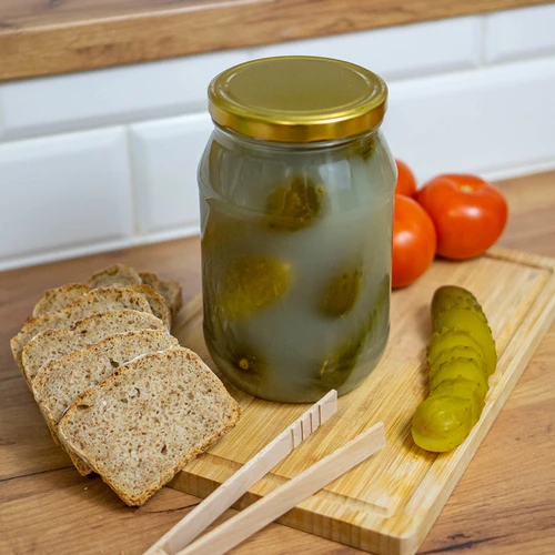 Užsukami dangteliai fi 100, auksiniai - 10 vnt. - 5