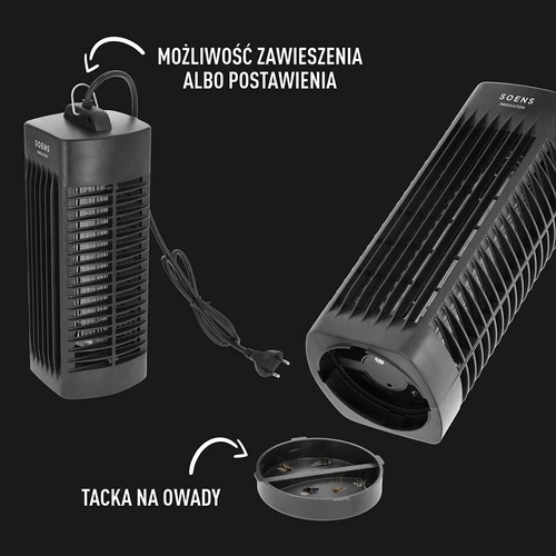 Vabzdžių naikinimo lempa Manhattan UVA 6 W, juoda - 6