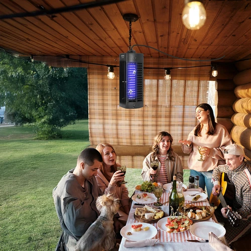 Vabzdžių naikinimo lempa Manhattan UVA 6 W, juoda - 10