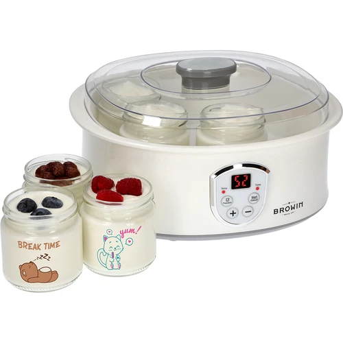 Vaikiškas stiklainis twist off 212 ml su spauda ir dangteliu fi 66/4, 6 vnt. - 8