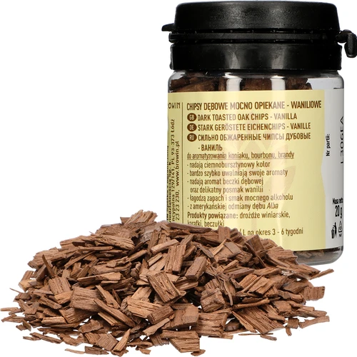 Vanilinės ąžuolo plokštelės, stipriai skrudintos, 20 g - 3