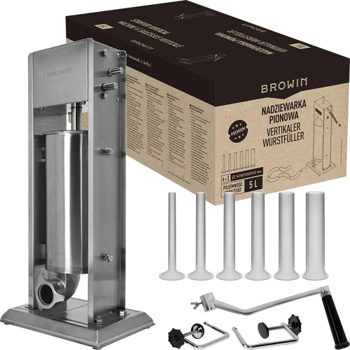 Vertikalus premium klasės dešrų kimštuvas 5 L - 2