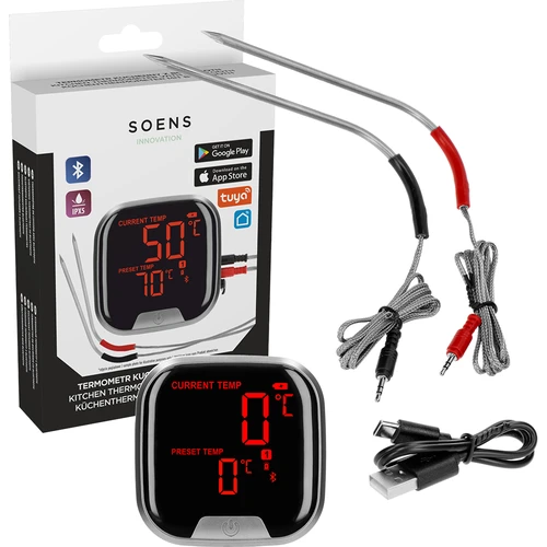 Virtuvinis termometras su Bluetooth, 2 zondai - 2