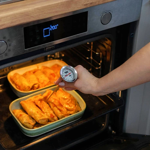 Virtuvinis termometras su grafika (nuo 0 °C iki +120 °C) 21,0 cm - 7