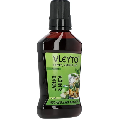 VLEYTO Mėta & Obuolys – skonio esencija su natūraliais aromatais, 250 ml - 3