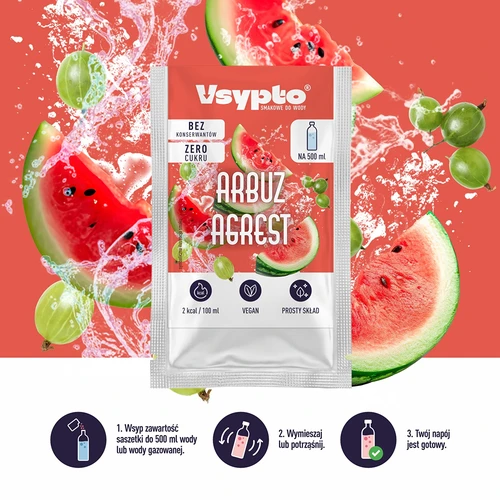 VSYPTO, arbūzas–agrastas, 3 g - 5